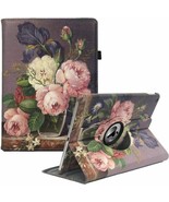 Rose Painting Case for New iPad 7th Gen 10.2&quot; 2019 Rotating Stand Wake /... - £13.21 GBP