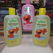Sesame Street Elmo Baby Wash x2 + Lotion x1 Gentle Mild Lightly Scented NEW - £17.59 GBP