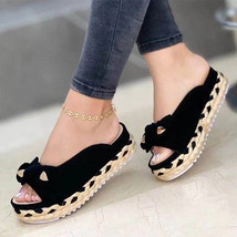 Women Sandals Sweet Summer Shoes Women Low Heels Sandals Slip On Flat Shoes Fema - £23.23 GBP