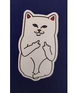 Ripndip Cat Middle Finger Sticker Decal - £3.16 GBP