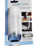 Casabella Salt Grind N Measure White - $25.91 CAD