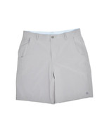 Free Fly Shorts Mens 36 Grey Performance Polyester Stretch Comfort Casua... - £22.60 GBP