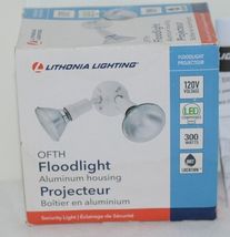 Lithonia Lighting 138VFM OFTH Floodlight White Aluminum Housing Wet Location image 6