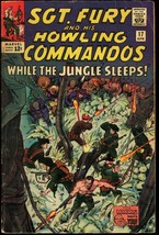 Sgt. Fury And His Howling Commandos #17-JACK Kirby Cvr Vg - £20.93 GBP