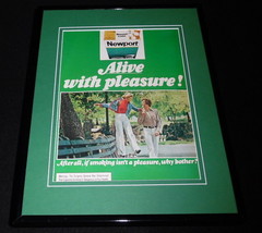 1973 Newport Kings Cigarettes Framed 11x14 ORIGINAL Vintage Advertisement - $39.59