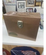 Mid Century industrial metal storage Perma file box vintage 12.5x10 Scra... - $1,133.58 MXN