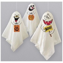 3 Whimsical Ghosts Hanging Halloween Balloon Decorations 33&quot; - £2.41 GBP