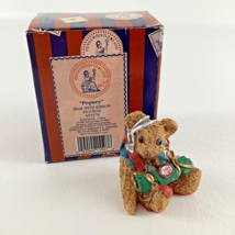 Enesco Popsey Bear With Ribbon Figurine Pennywhistle Lane 655376 Vintage... - £18.53 GBP