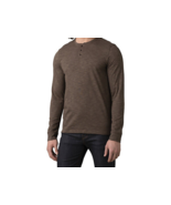 New Mens M Prana NWT Ronnie II Shirt 1/4 Button Henley Oak Barrel Organi... - £100.43 GBP