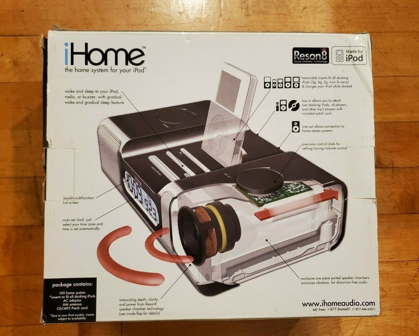 iHome System Made For iPod's Empty Box  BOX ONLY - $21.77