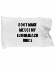 EzGift Lumberjack Pillowcase Coworker Gift Idea Funny Gag for Job Pillow Cover C - £17.11 GBP