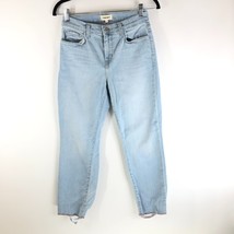 L&#39;agence Lorelei High-Rise Straight-Leg Jeans Light Wash Unhemmed 25 Sample - £41.92 GBP