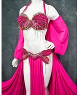 Made to order Belly dance dress ,showgirl costume ,go-go dress,belly dan... - $7,463.26 MXN