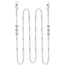 And Now This Mariner Link Heart 25Inches Glasses Chain in Silver - £11.44 GBP