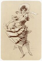 1900 Original Maîtres de l'Affiche Special Plate 16 by Jules Chéret - $161.51