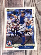 Scott Servais autographed baseball card (Chicago Cubs) 1998 Upper Deck #333 - £9.50 GBP