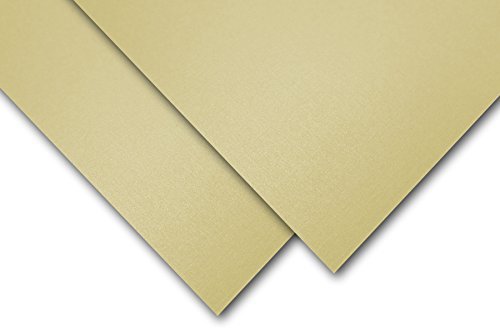 Classic Linen Gold Pearl 8.5x11 Card Stock - 25 Pk - $12.86