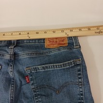 Levi’s 724 High Rise Straight Women's Blue Cotton Distressed Jeans Size 29 29×30 image 5