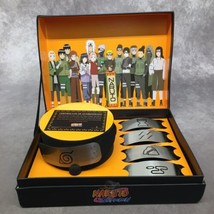 Cosplay Shonen Jump Naruto Shippuden Ninja Village Headband Set-Damaged Box - $29.39