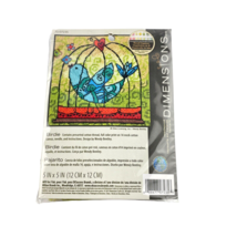 Dimensions Counted Cross Stitch Bird Singing in Cage Kit 71-072 Size 5 x... - £12.84 GBP