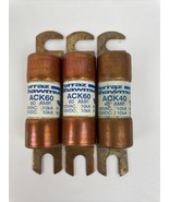 3 Ferraz Shawmut Forklift and Truck Time Delay Fuses 60A 125VAC/DC Qty. ... - $40.69 CAD