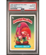 1985 Garbage Pail Kids Series 2 OS2 BENT BEN 71b GLOSSY PSA 10 GEM Live ... - $356.35