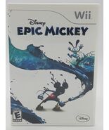 Nintendo Wii Epic Mickey w/ Booklet &amp; All Inserts LIKE NEW - $28.06 CAD