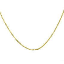 14K Yellow Gold Box Link Chain 20&quot; 4.1g 1mm - £257.33 GBP