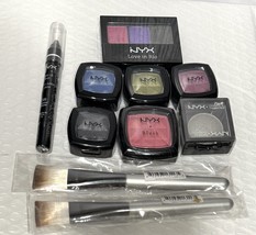 NYX 10 pcs Lot Eyeshadow, Blush, Lip Pencil, Brush, Love in Rio, Peach, ... - $531.40 MXN