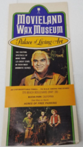 Movieland Wax Museum Brochure 1960s Palace of Living Art Buena Park California - £15.14 GBP