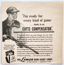 1952 Lyman Cutts Scope Optics Advertisement Hunting Gun Accessories DWQQ6 - $366.58 MXN