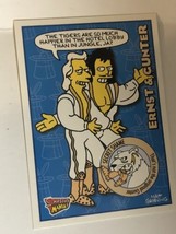 The Simpsons Trading Card 2001 Inkworks #22 Ernst And Gunter - £1.54 GBP