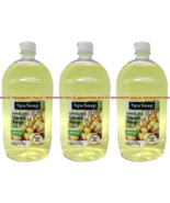 ( Lot 3 ) Spa Soap LEMON LIME Liquid Soap Refill - Washes AwayGerms 32 o... - $54.78 CAD