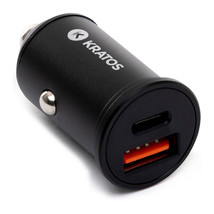 36W 2-Port Usb-A 18W Qc3.0 And Type-C 18W Pd Mini Car Charger - £29.89 GBP