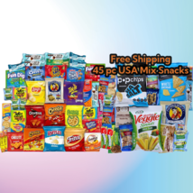 FREE SHIP-40 Pc Random Variety USA Big Brand Snack Pack Gift Box - $28.71
