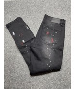 Rue 21 Skinny Supreme Flex Distressed Splatter Men&#39;s Jeans Size 32X34 KG JD - €19,76 EUR