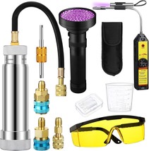 AC Leak Detector Kit R1234yf R134a R410a UV Dye Injector w/ Glasses &amp; Light - $92.99