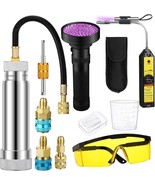 AC Leak Detector Kit R1234yf R134a R410a UV Dye Injector w/ Glasses &amp; Light - $1,701.04 MXN