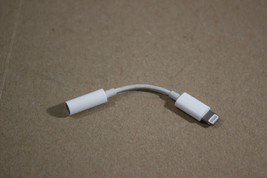 Apple Lightning 3.5mm Headphone Jack Adapter Dongle iPhone X 8 7 Plus A1749 OEM - £7.92 GBP