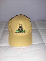 Don&#39;t Tread On Me Gadsden Snake Gold Adjustable Fit Baseball Hat Cap  - $6.00