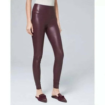 White house black market Faux Leather Runway Legging, Size 2S - £26.79 GBP