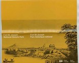 Fort St Joseph National Historic Park Lake Huron Canada French English 1982 - $17.82