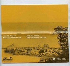 Fort St Joseph National Historic Park Lake Huron Canada French English 1982 - £13.99 GBP