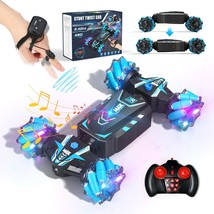 Remote Control Car Hand Controlled Gesture Rc Stunt Car With Spray &amp; Lig... - £56.05 GBP