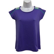 Girls L 10-12 Champion Athletic Shirt Top Large Purple Teal Exercise Yoga Gym - £6.65 GBP
