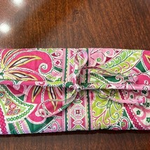 Vera Bradley 2008 Pinwheel Pink Pencil Cosmetic Holder Pouch - £15.66 GBP