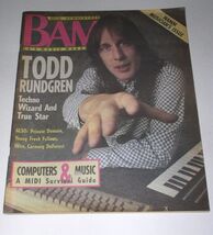 Todd Rundgren BAM Magazine Vintage 1987 Young Fresh Fellows Wire Marshal... - $24.99