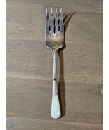 Vtg Mother of Pearl Handle Large 3-Tine Serving Fork 8&quot; - $9.85