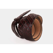 The Randor Burgundy Leather Belt image 4