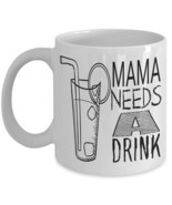 Mama Needs a Drink, Tired Mom Mug, Drink Lover Mom, TIRED MOM GIFT Idea,... - £10.98 GBP